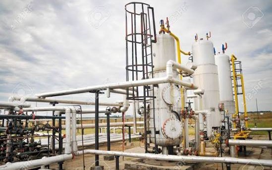 Planta de proceso de petróleo y gas